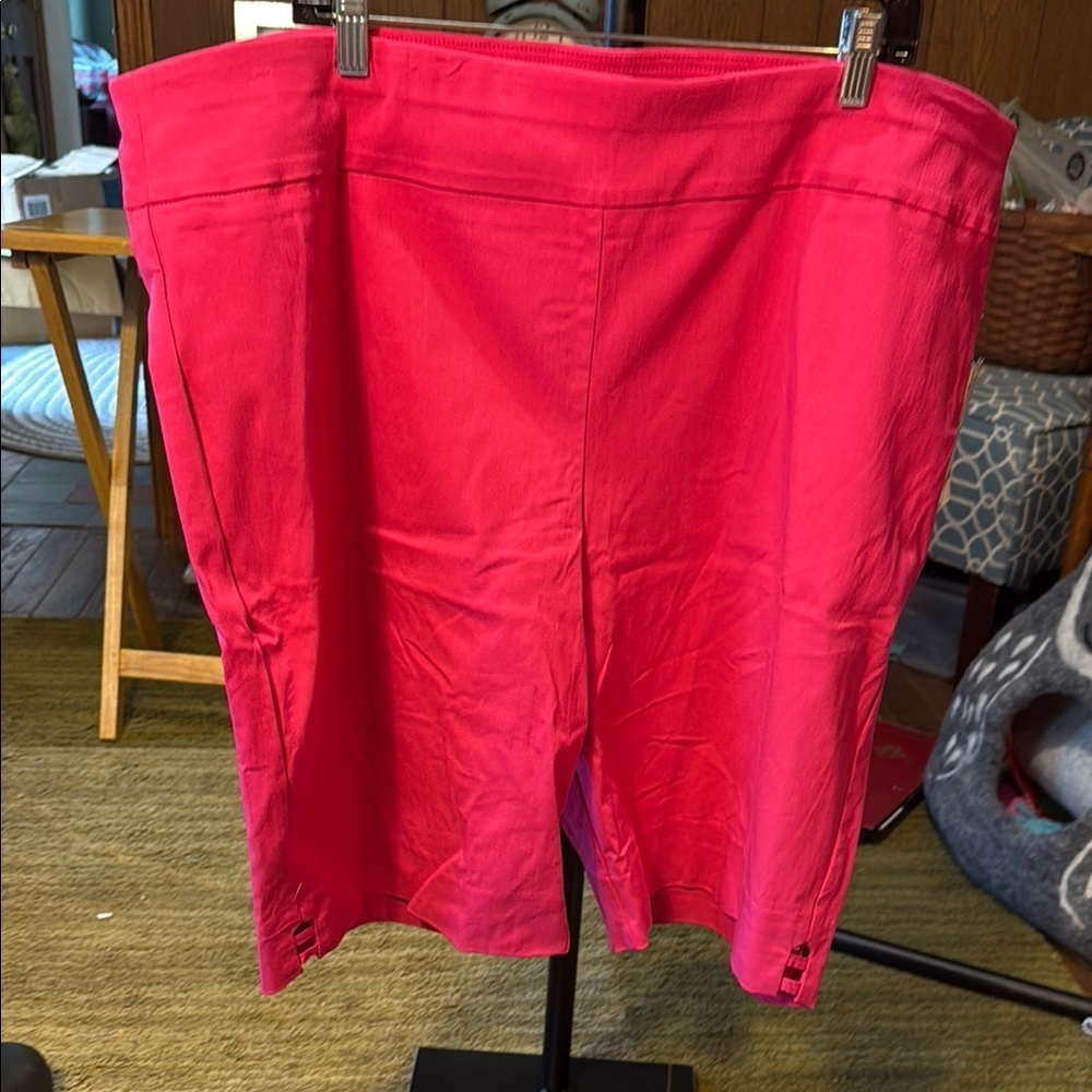 Ruby Rd Pink Bermuda Shorts Tailored Knee-Length NWT​​